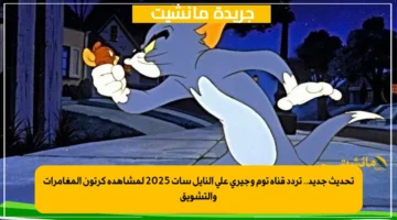 تحديث جديد.. تردد قناة توم وجيري على النايل سات 2025 لمشاهدة كرتون المغامرات والتشويق